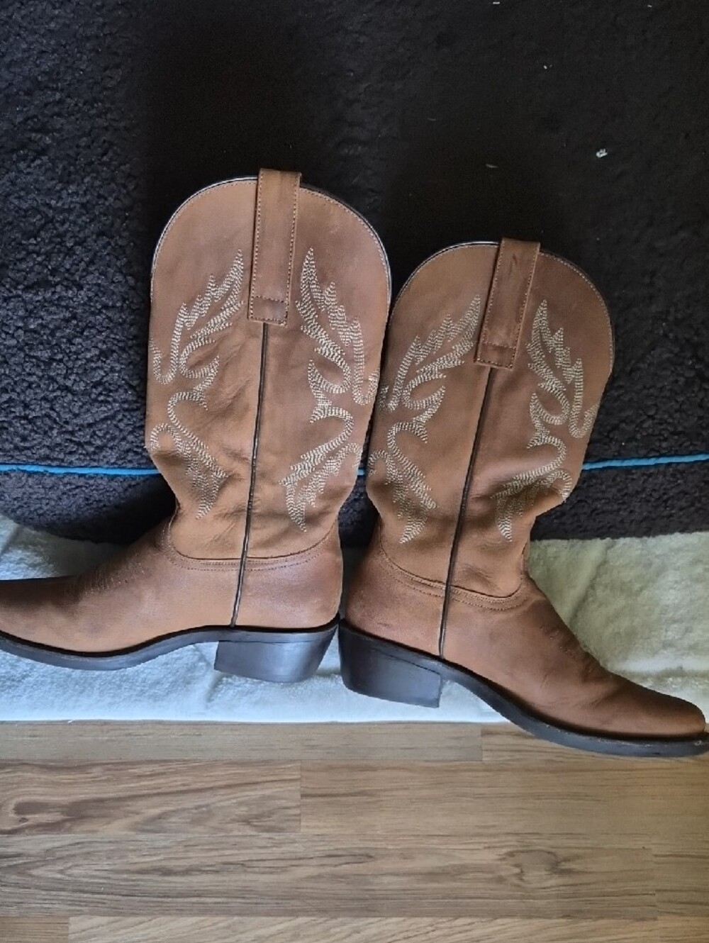 Masterson Boot Co. Leather Western Boots - Brown - Picture 4 of 8